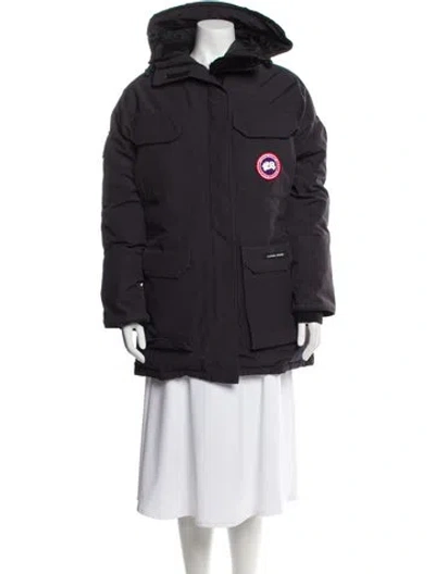 Pre-owned Canada Goose Down Coat In Black