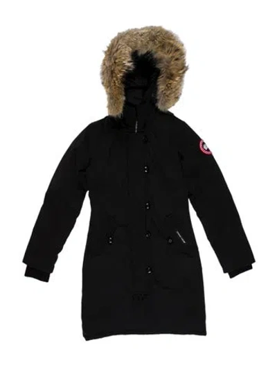 Pre-owned Canada Goose Down Coat In Black