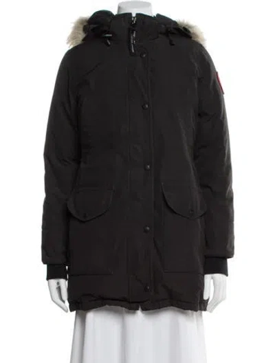 Pre-owned Canada Goose Down Coat In Black