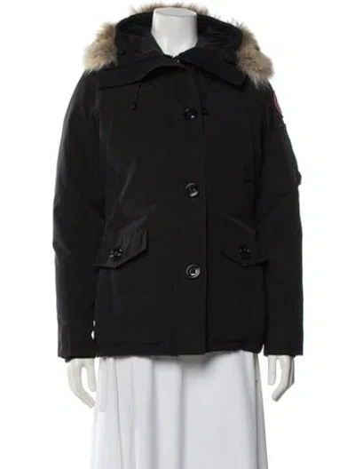 Pre-owned Canada Goose Down Coat In Black