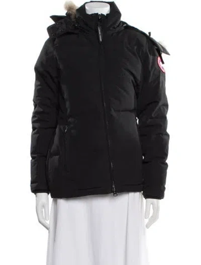Pre-owned Canada Goose Down Coat In Black