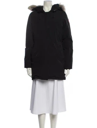 Pre-owned Canada Goose Down Coat In Black