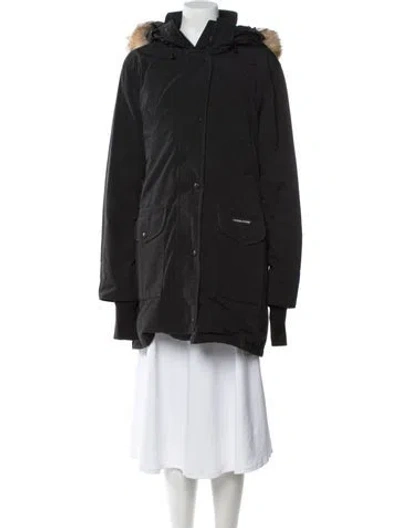 Pre-owned Canada Goose Down Coat In Black