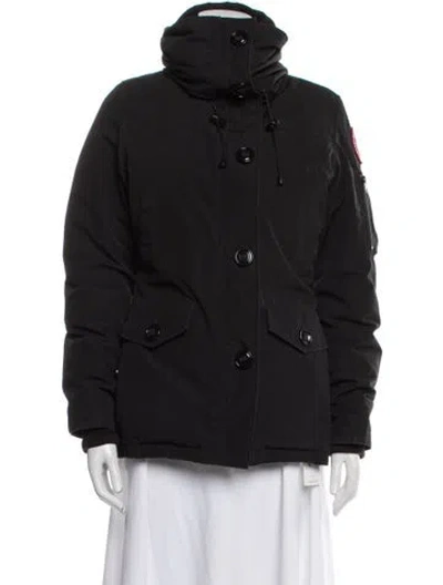 Pre-owned Canada Goose Down Coat In Black