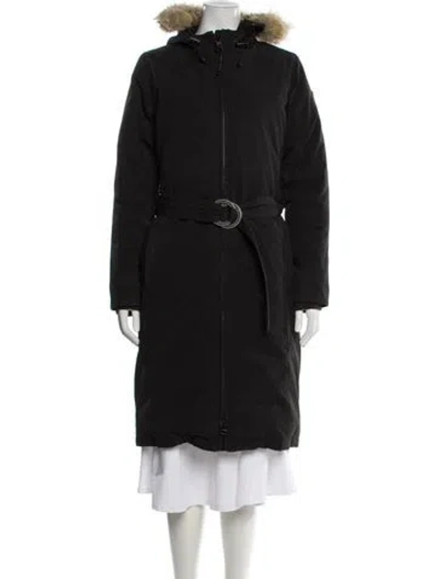 Pre-owned Canada Goose Down Coat In Black