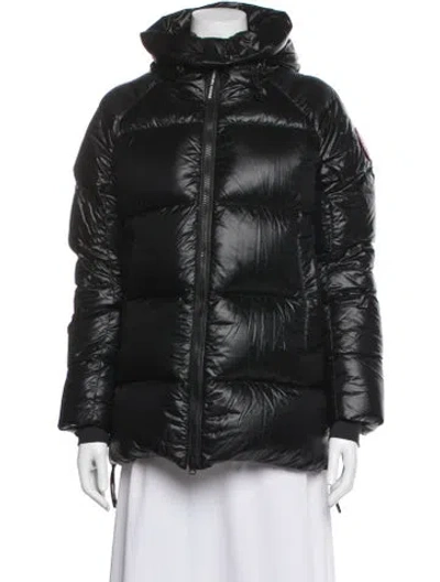 Pre-owned Canada Goose Down Coat In Black