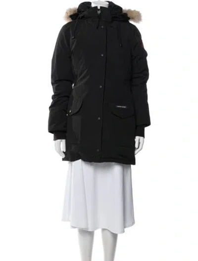 Pre-owned Canada Goose Down Coat In Black