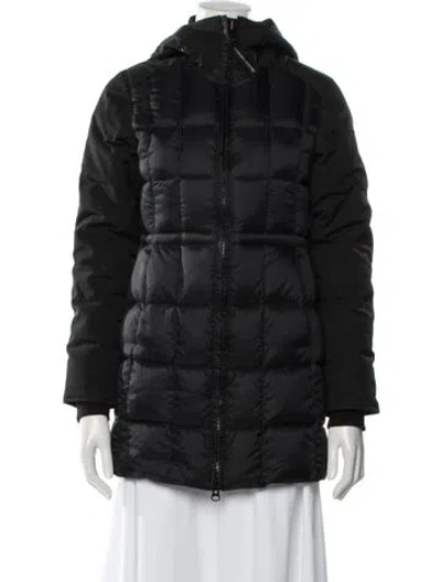 Pre-owned Canada Goose Down Coat In Black