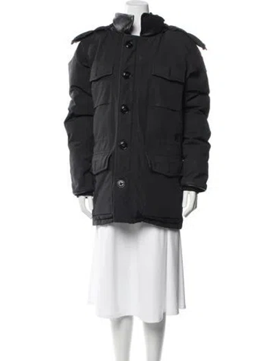 Pre-owned Canada Goose Down Coat In Black