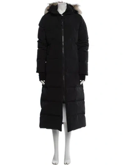 Pre-owned Canada Goose Down Coat In Black