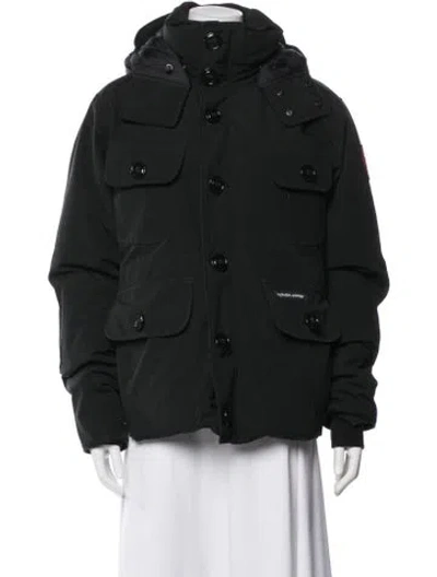 Pre-owned Canada Goose Down Coat In Black