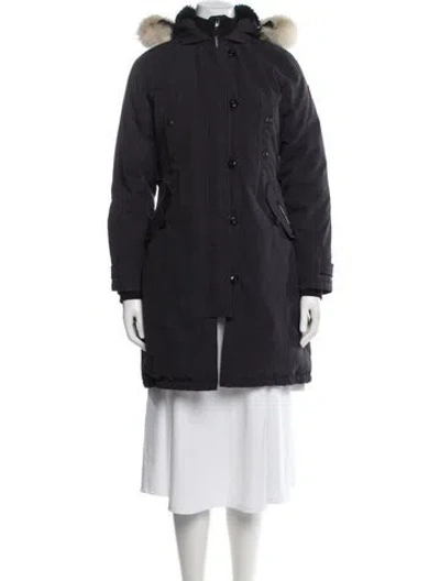 Pre-owned Canada Goose Down Coat In Black