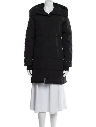 Pre-owned Canada Goose Down Coat In Black