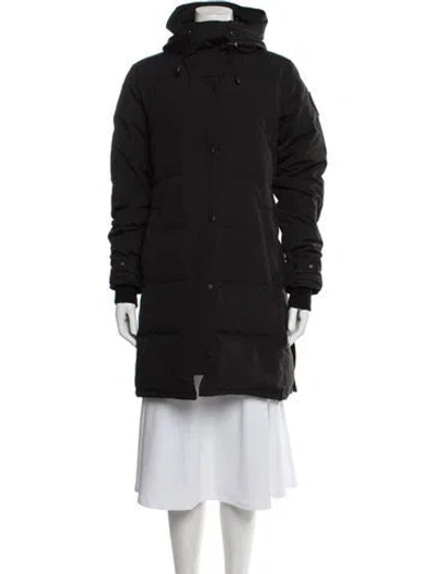 Pre-owned Canada Goose Down Coat In Black