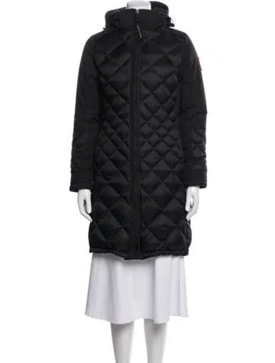 Pre-owned Canada Goose Down Coat In Black