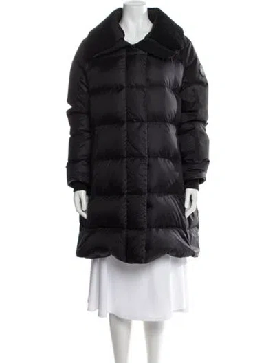 Pre-owned Canada Goose Down Coat In Black