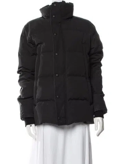 Pre-owned Canada Goose Down Coat In Black
