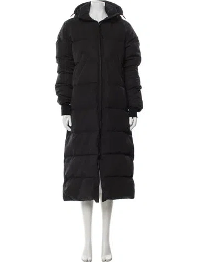 Pre-owned Canada Goose Down Coat In Black