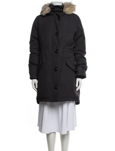 Pre-owned Canada Goose Down Coat In Black