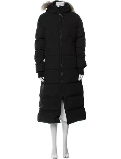 Pre-owned Canada Goose Down Coat In Black