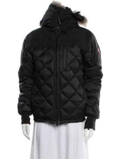 Pre-owned Canada Goose Down Coat In Black