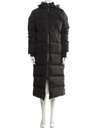 Pre-owned Canada Goose Down Coat In Black