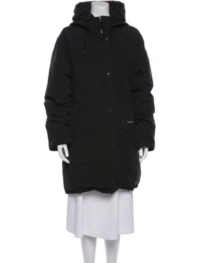 Pre-owned Canada Goose Down Coat In Black