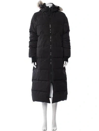 Pre-owned Canada Goose Down Coat In Black