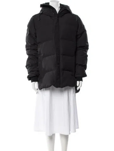 Pre-owned Canada Goose Down Coat In Black