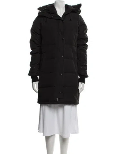 Pre-owned Canada Goose Down Coat In Black