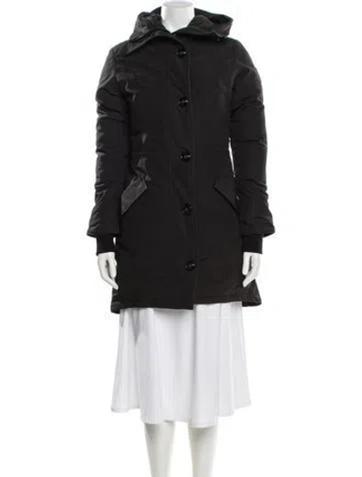 Pre-owned Canada Goose Down Coat In Black