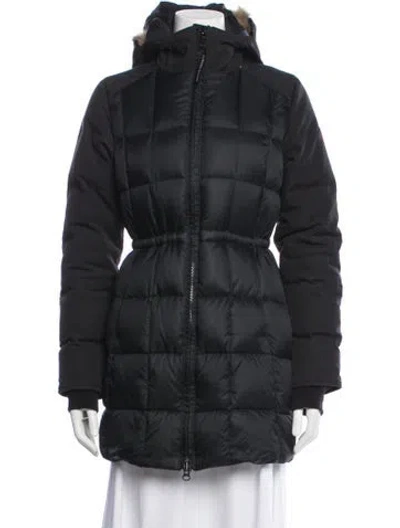 Pre-owned Canada Goose Down Coat In Black