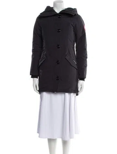 Pre-owned Canada Goose Down Coat In Blue