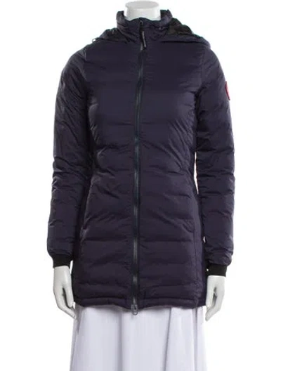 Pre-owned Canada Goose Down Coat In Blue