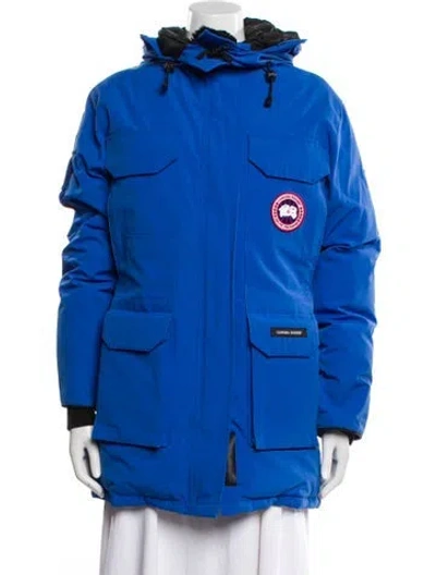 Pre-owned Canada Goose Down Coat In Blue