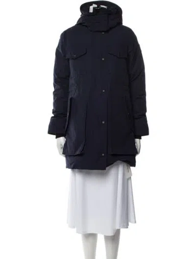 Pre-owned Canada Goose Down Coat In Blue