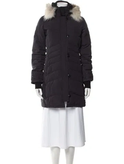 Pre-owned Canada Goose Down Coat In Blue