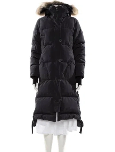 Pre-owned Canada Goose Down Coat In Blue