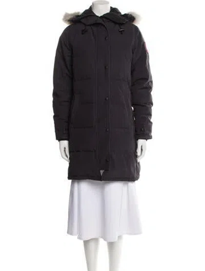 Pre-owned Canada Goose Down Coat In Blue