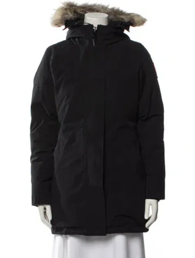 Pre-owned Canada Goose Down Coat In Blue
