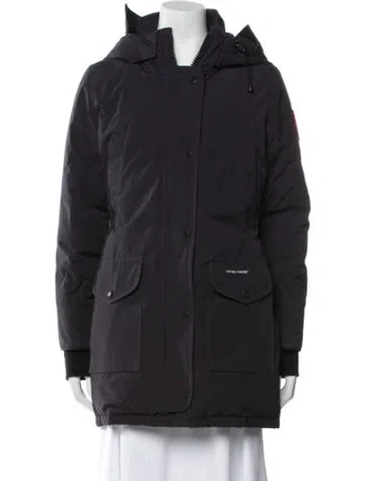 Pre-owned Canada Goose Down Coat In Blue