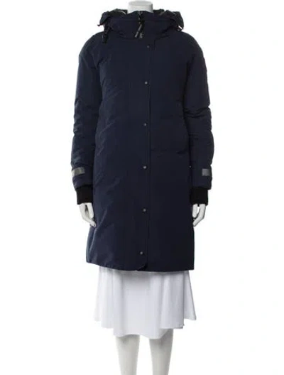 Pre-owned Canada Goose Down Coat In Blue