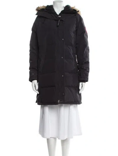 Pre-owned Canada Goose Down Coat In Blue