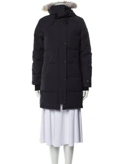 Pre-owned Canada Goose Down Coat In Blue