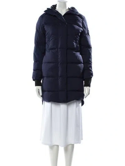 Pre-owned Canada Goose Down Coat In Blue