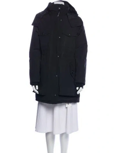 Pre-owned Canada Goose Down Coat In Blue