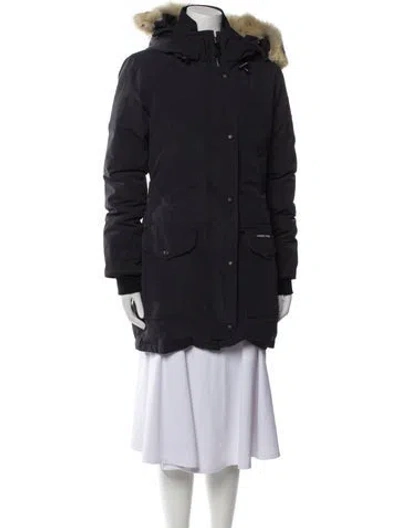 Pre-owned Canada Goose Down Coat In Blue