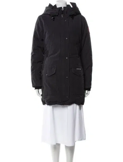 Pre-owned Canada Goose Down Coat In Blue