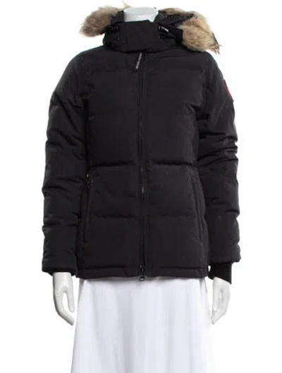 Pre-owned Canada Goose Down Coat In Blue