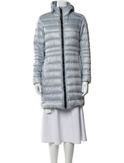 Pre-owned Canada Goose Down Coat In Blue